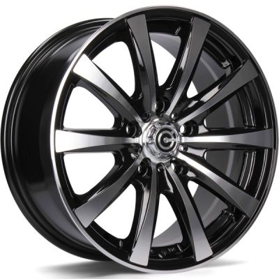 Carbonado Raven 16 5x118 BFP - Black Front Polished