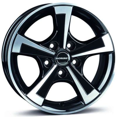 Borbet CWT 15 5x112 BPG - Black polished glossy