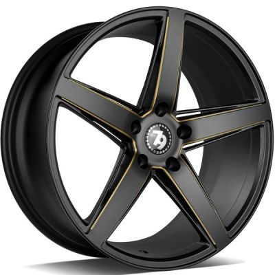 seventy9 SV-N 18 5x120 BGGR - black matt milled gold