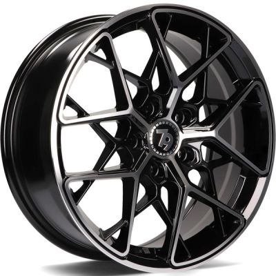 seventy9 SCF-C 16 5x100 BFP - Black Front Polished