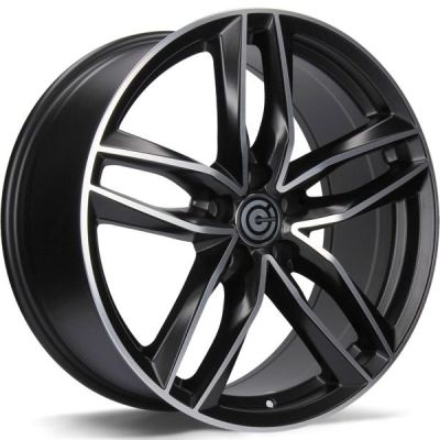 Carbonado Style 17 5x112 MBFP - Matt Black Front Polished