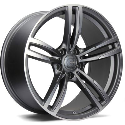 Carbonado Diamond 17 5x120 MAFP - Matt Anthracite Front Polished