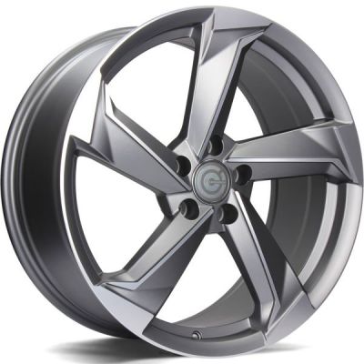 Carbonado Twist 17 5x112 MAFP - Matt Anthracite Front Polished