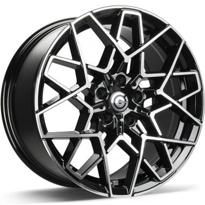 Carbonado Shield 18 5x120 BFP - Black Front Polished