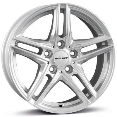 Borbet XR 16 5x112 BS - brilliant silver